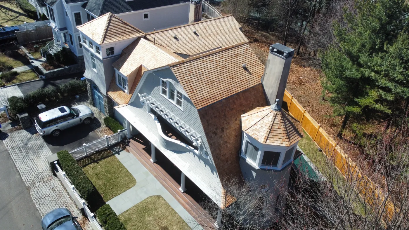 project gallery cedar roof with tower fairfield county ct sound renovation project gallery cedar roof with tower fairfield county ct sound renovation