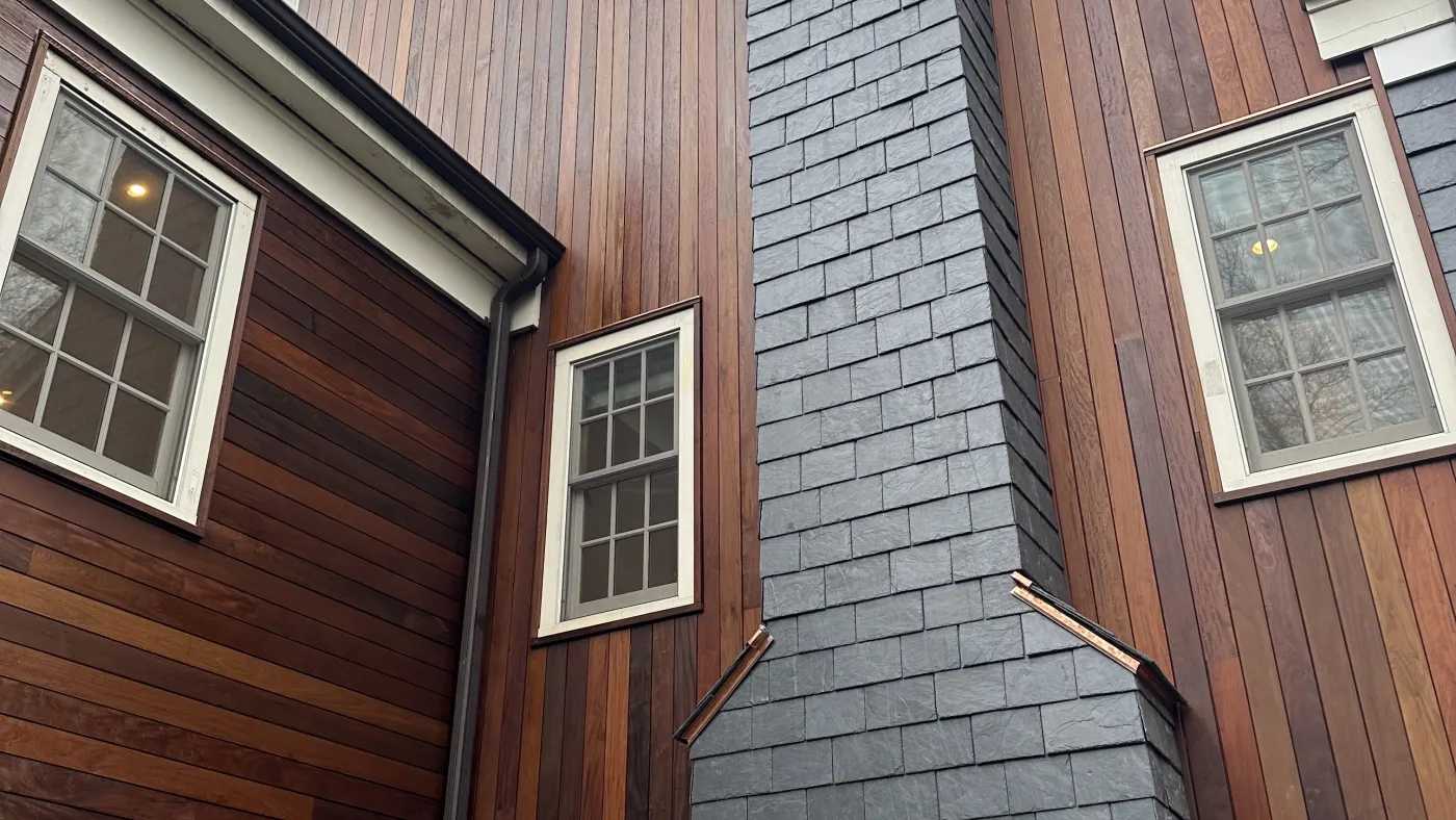 project gallery cedar siding and slate chimney tiles fairfield county ct sound renovation