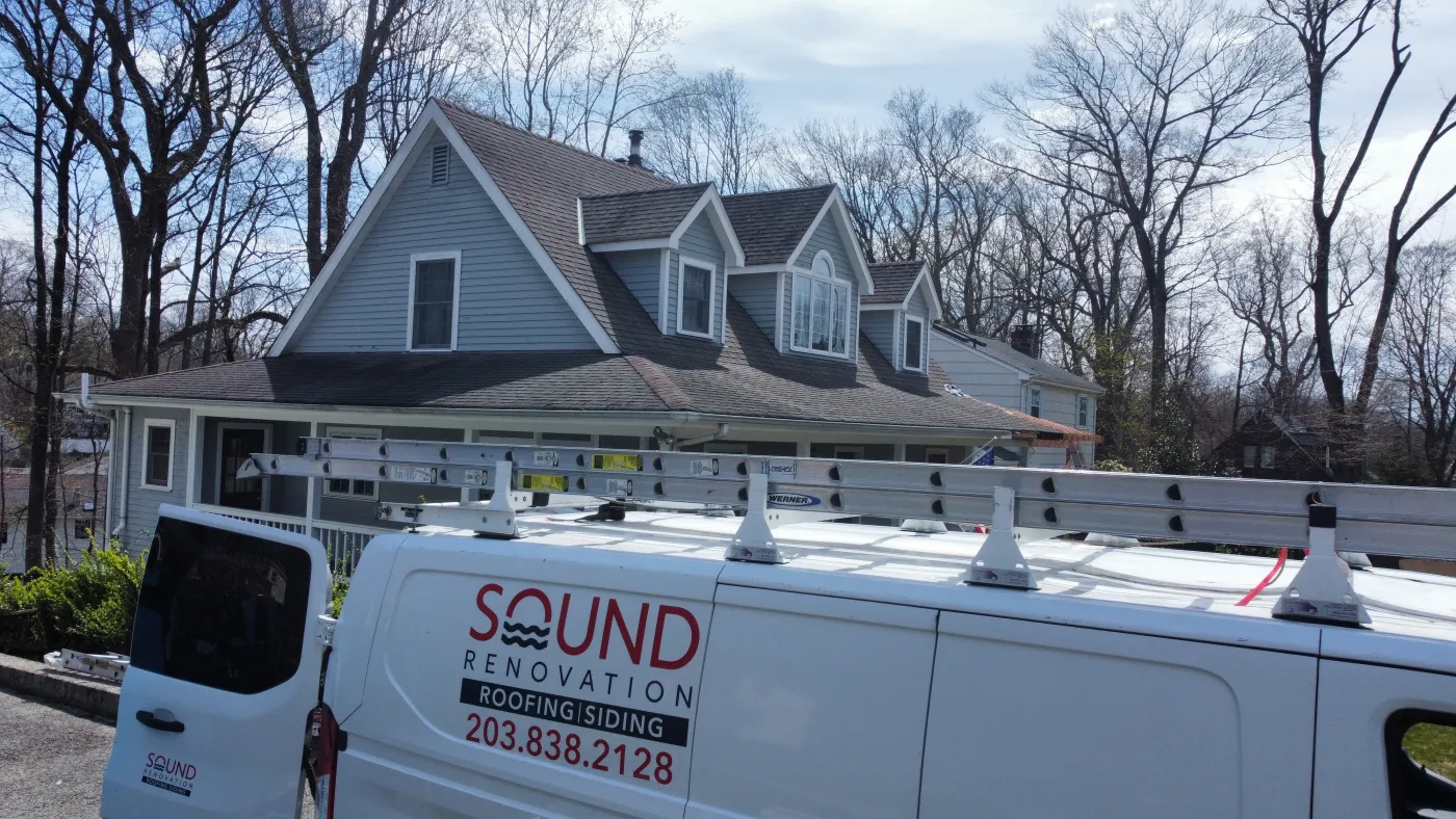 project gallery company van grey siding fairfield county ct sound renovation