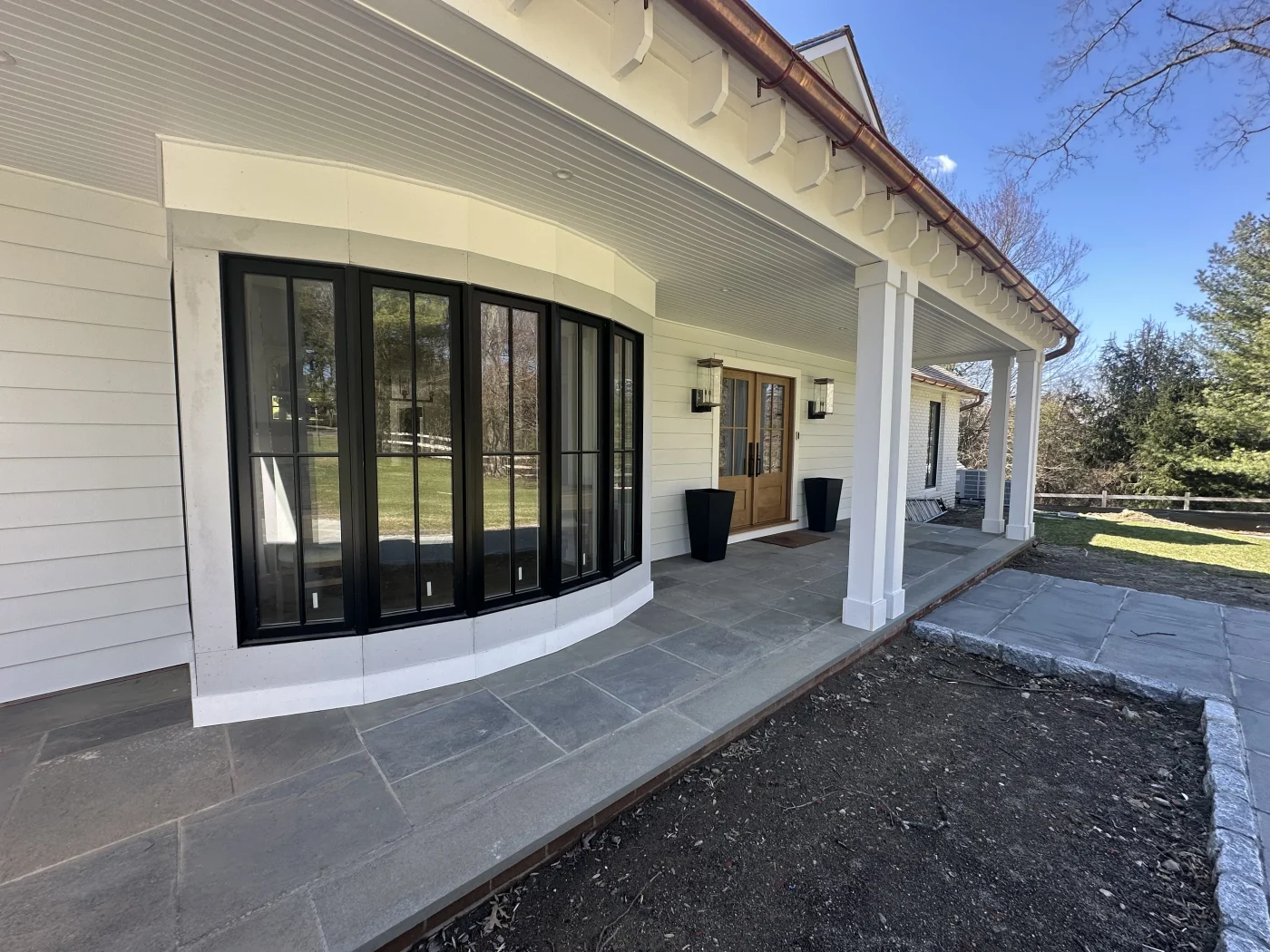 A set of gorgeous custom windows installed on a home.